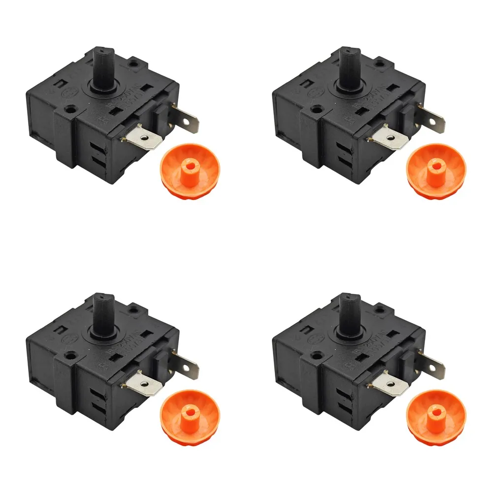 Rotary Switch 2pcs for Iron and Steam Machine Applications with 2 Pin 3 Pin Design and 8 10 12 Step Adjustment