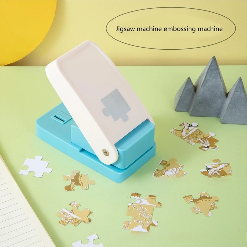 Perfurador artesanato quebra-cabeças preciso para scrapbooking fabricação cartões, cortador buraco papel fácil