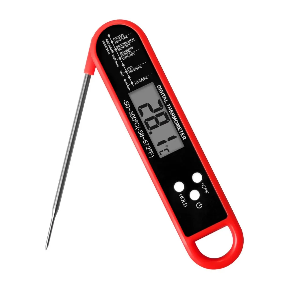 Bbq Thermometer Practical Intelligent Highly Durable Trend Compact Must Have Wireless Temperature Monitor Household Products