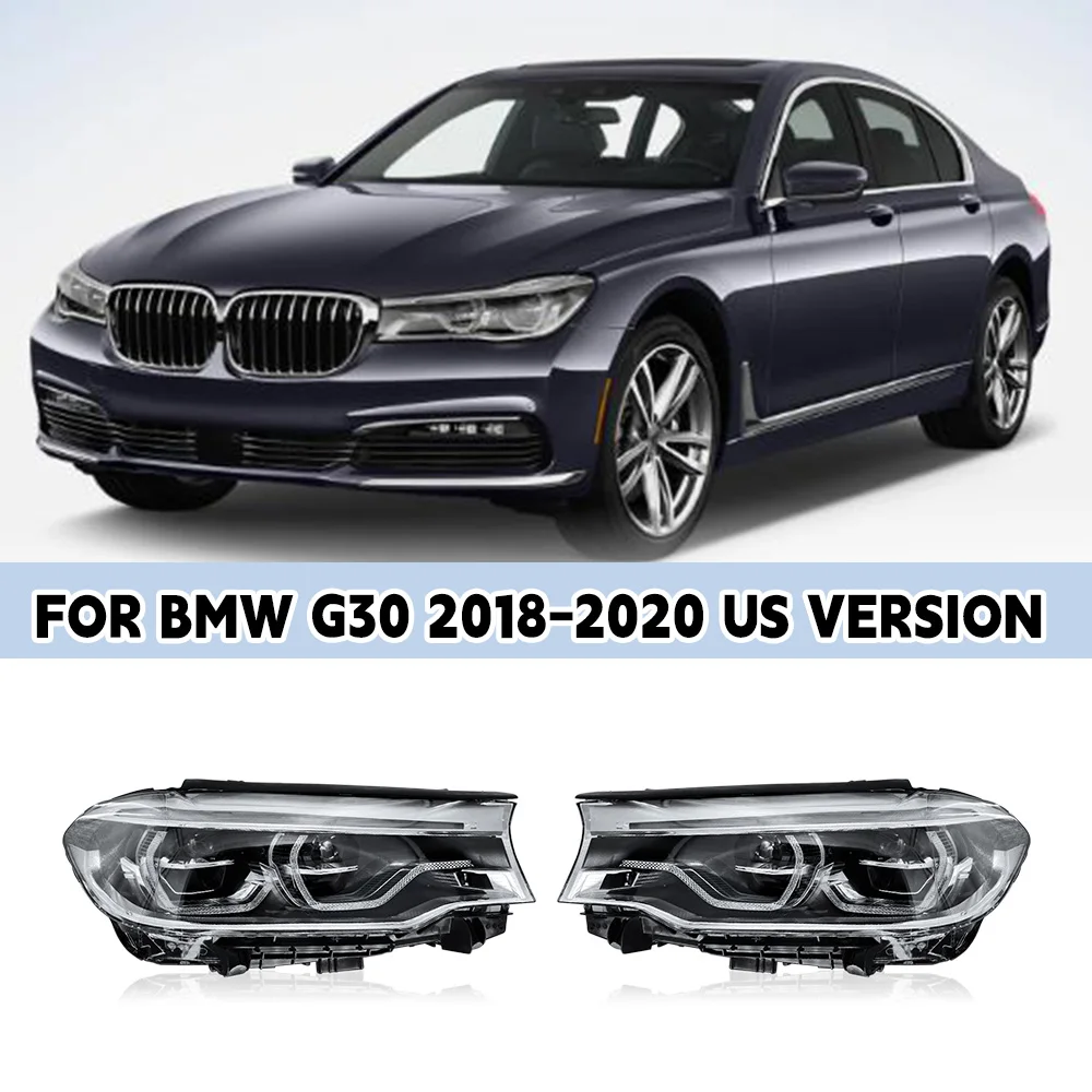

1Pair Daytime Running Light For Bmw G30 Headlights 2018-2020 G38 5 Series Car Xenon Hid Without Module Auto Headlight Assembly