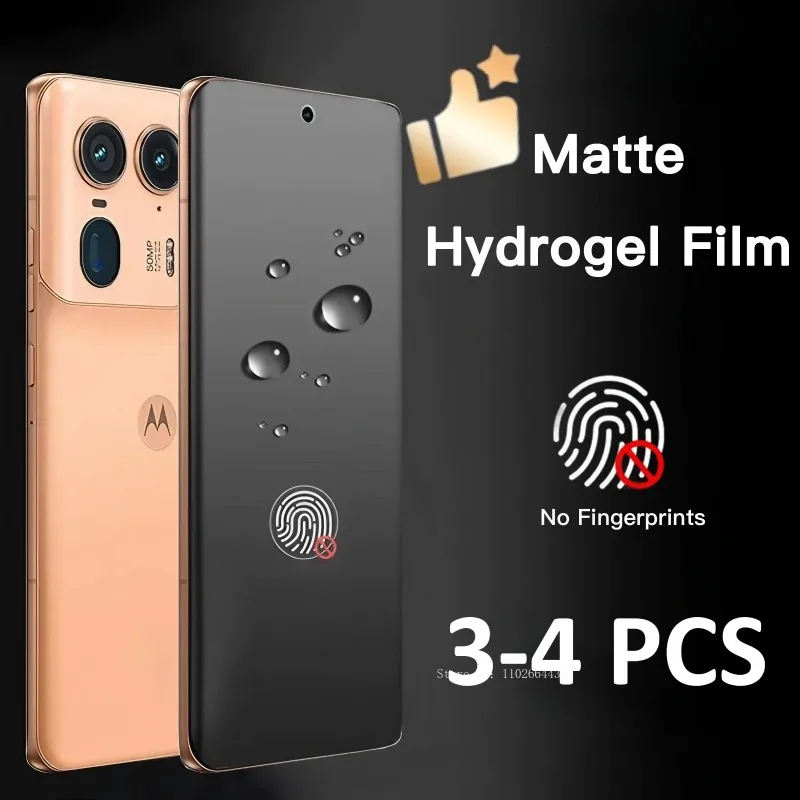 

3-4 шт. матовая гидрогелевая пленка для Motorola Edge 60 50 40 20 Fusion Ultra Pro Neo Защитная пленка для экрана для MOTO Edge без закаленного стекла