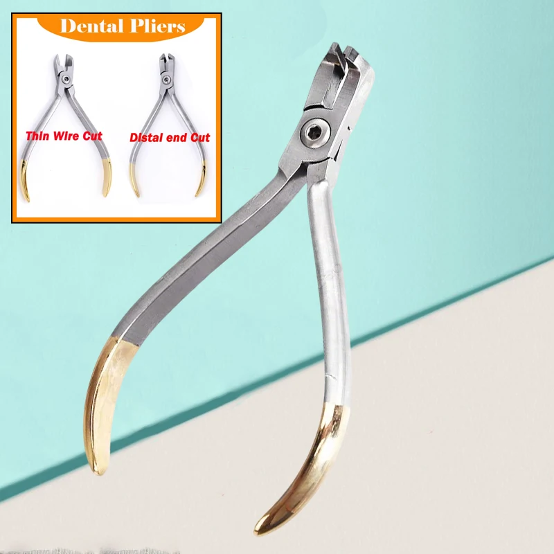 

Dental Pliers Tungsten Carbide Inserts, Distal End Cutter for Orthodontic Arch Cutting Dental Forceps