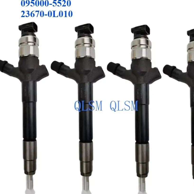 

4-Pack New Diesel Fuel Injector Nozzle 095000-5520 23670-0L010 for TO-YOTA HILUX-