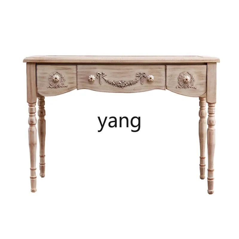 Lmm solid wood dressing table small apartment makeup cabinet makeup table jewelry display cabinet