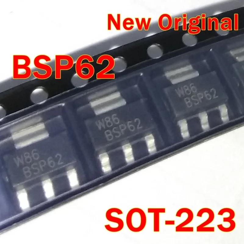 Da 10 pezzi a 500 pezzi Bsp62 Sot-223 Nuovi transistor Pnp Darlington originali