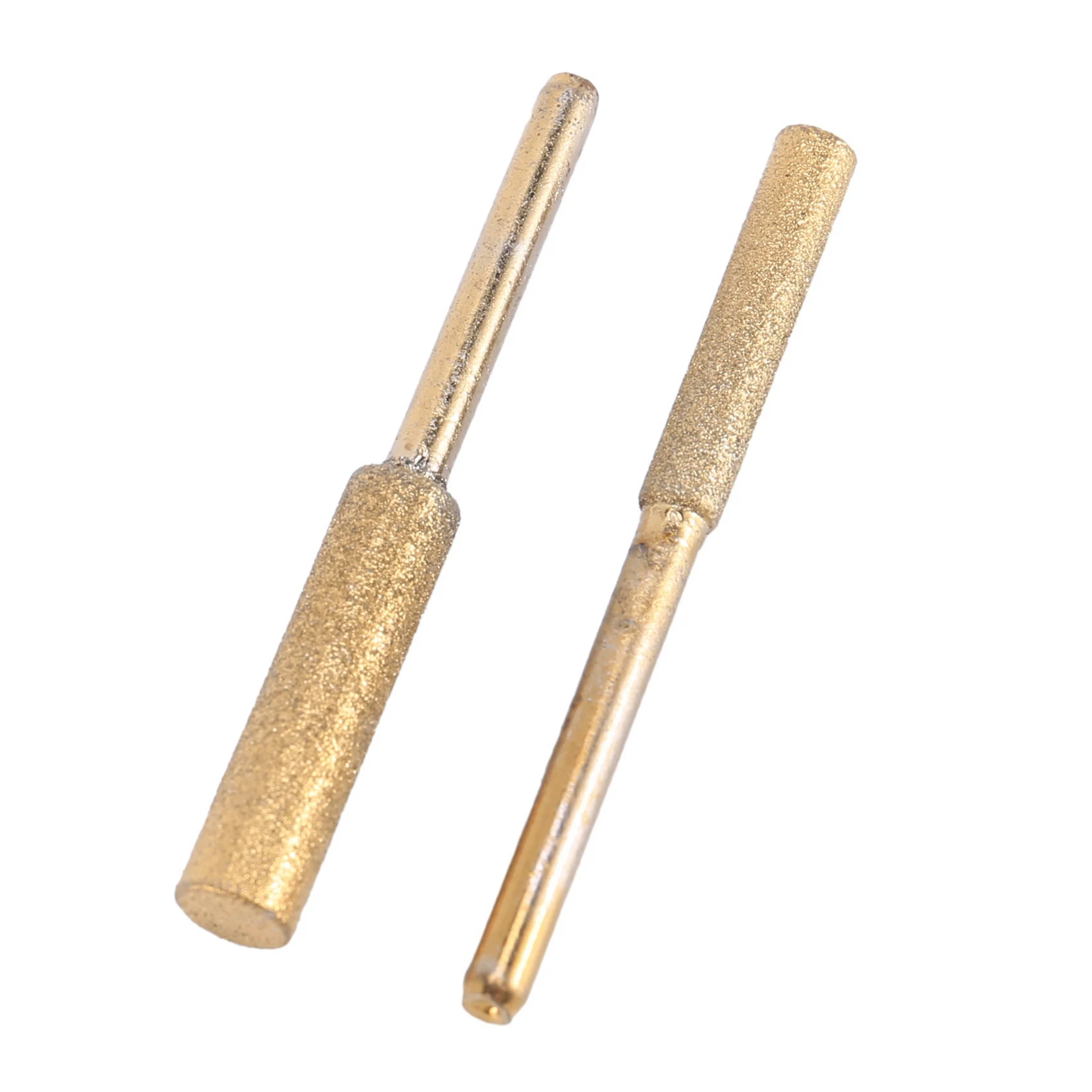 F-3C Affilatrice per motoseghe diamantata da 18 pezzi ad alta durezza - Lima per pietra per bava placcata in titanio, ruote per affilare il diamante Lima per motoseghe