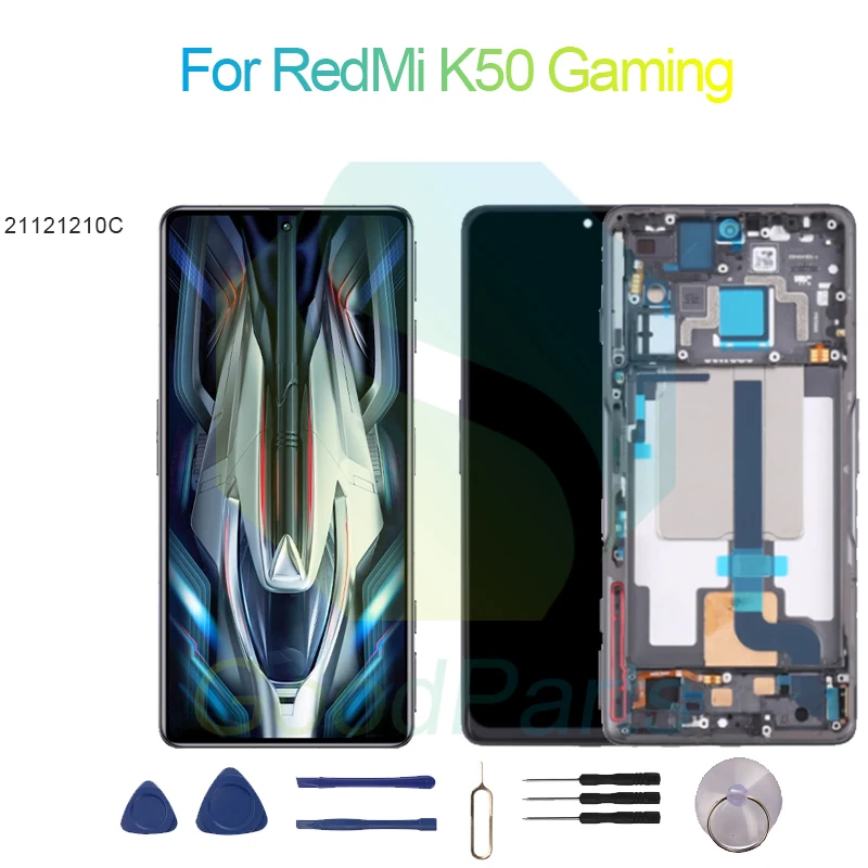 

For RedMi K50 Gaming Screen Display Replacement 2400*1080 21121210C For RedMi K50 Gaming LCD Touch Digitizer