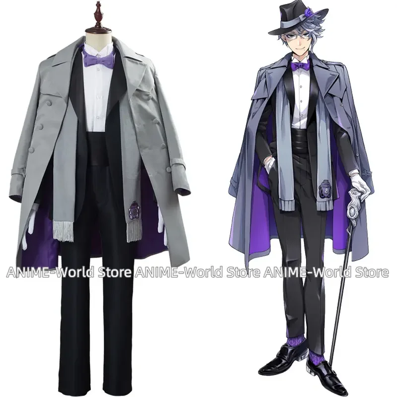 Game Twisted Wonderland The Little  Azul Ashengrotto Cosplay Costume Adult Uniform Outfit Halloween Carnival Suits