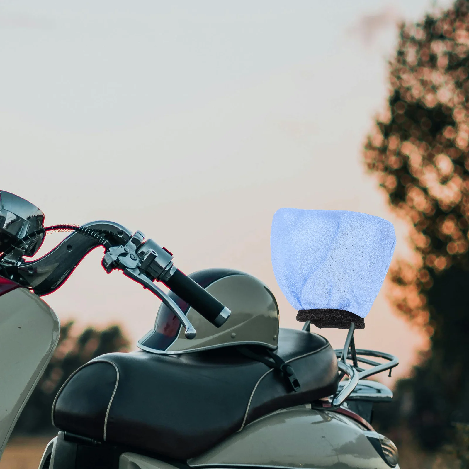 

Motorcycle Headrest Protector Cover Comfortable Multifunctional Design Antislip Surface Easy Installation Compatible Various