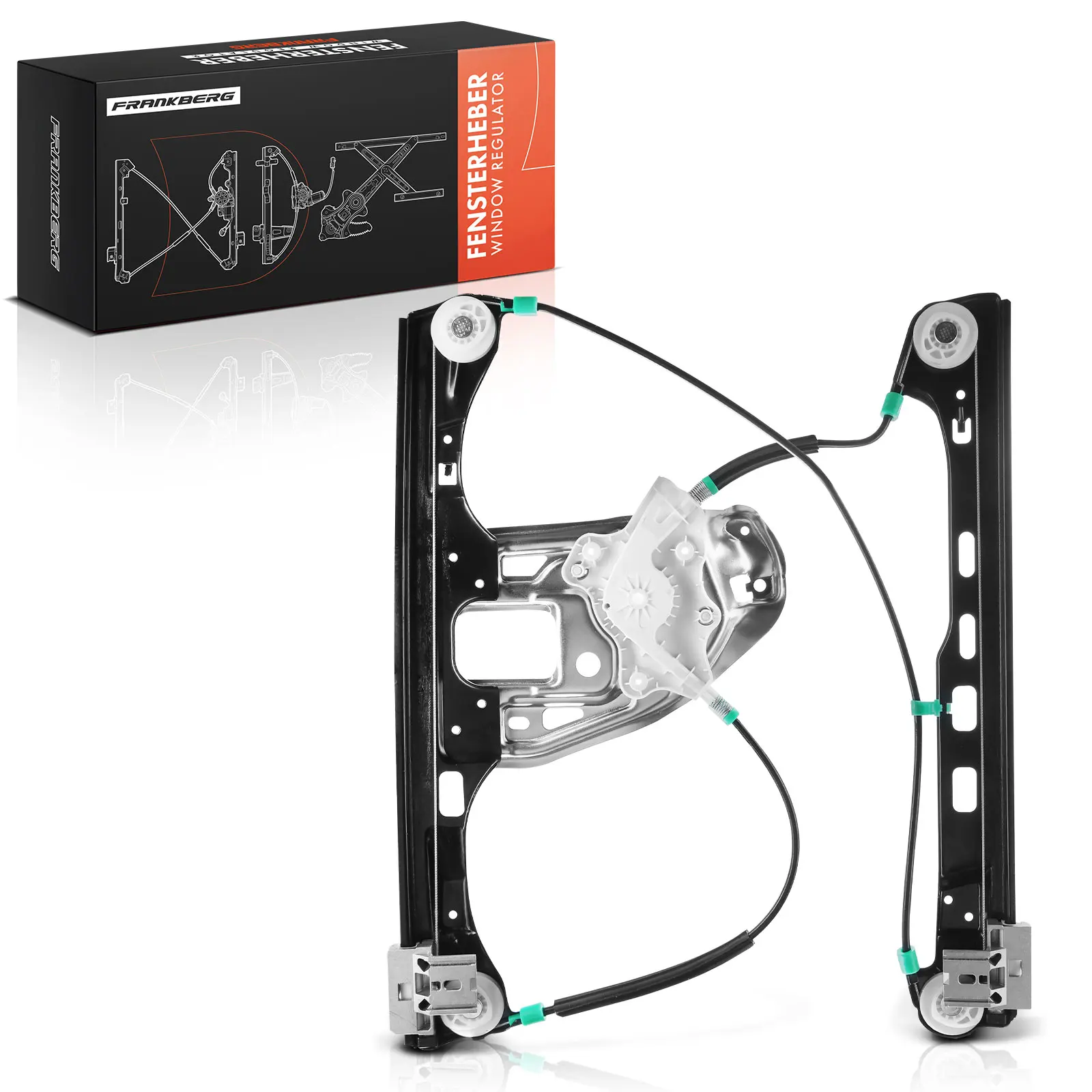 Frankberg 1x Raammechanismen linksvoor voor Mercedes-Benz C-Klasse W203 Sedan 2000-2003 C-Klasse T-Model S203 Estate A2037201546
