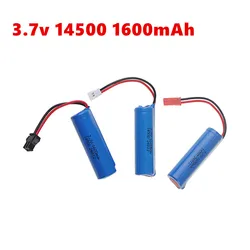 3.7v 1600mah 14500 battery For JJRC C2 D828 RC Stunt Car Parts 3.7v Lipo Battery for TKKJ H116 Mini R/C Boat Toys Accessories