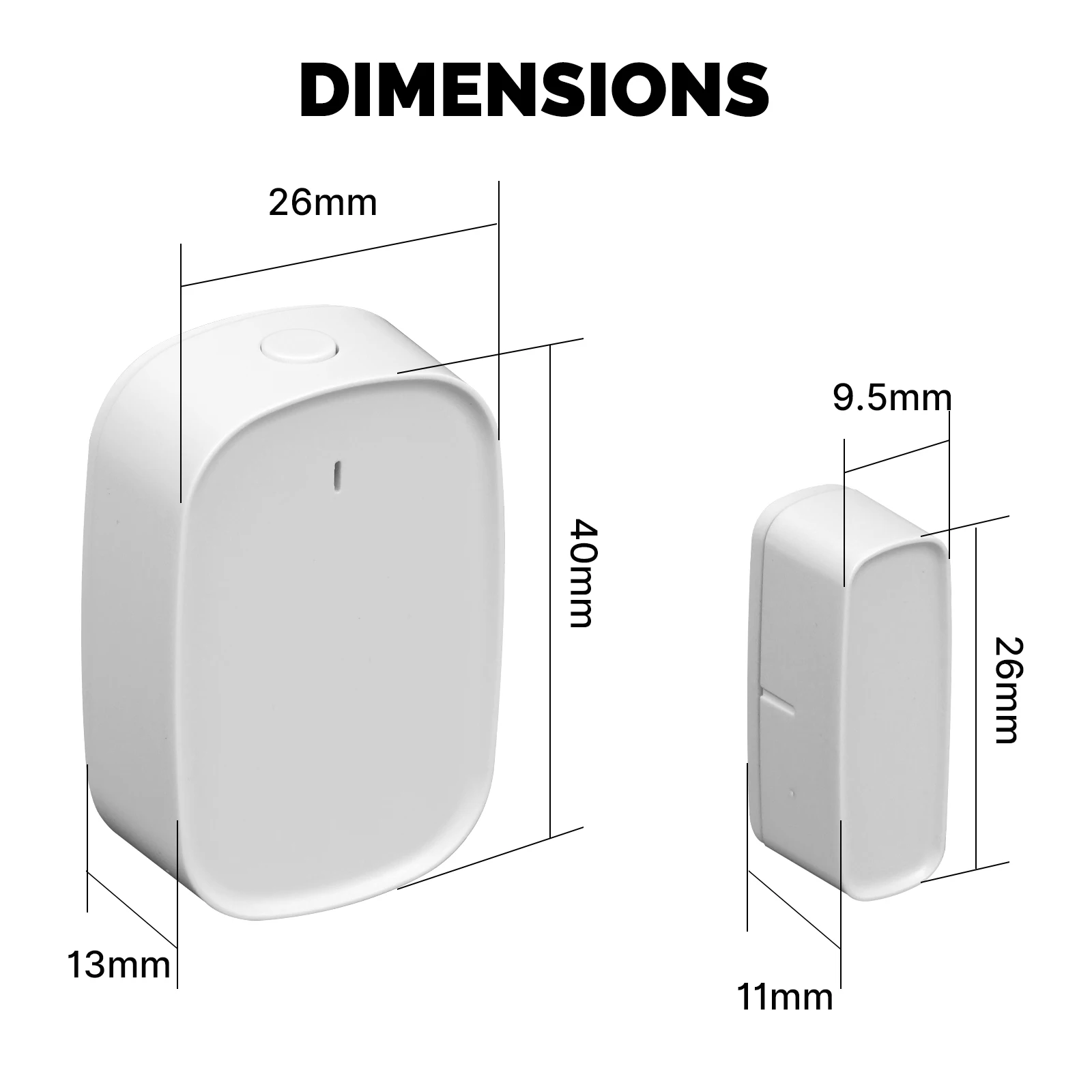 Moes tuya zigbee porta da janela inteligente detector de sensor porta segurança em casa inteligente sistema de alarme vida inteligente tuya app