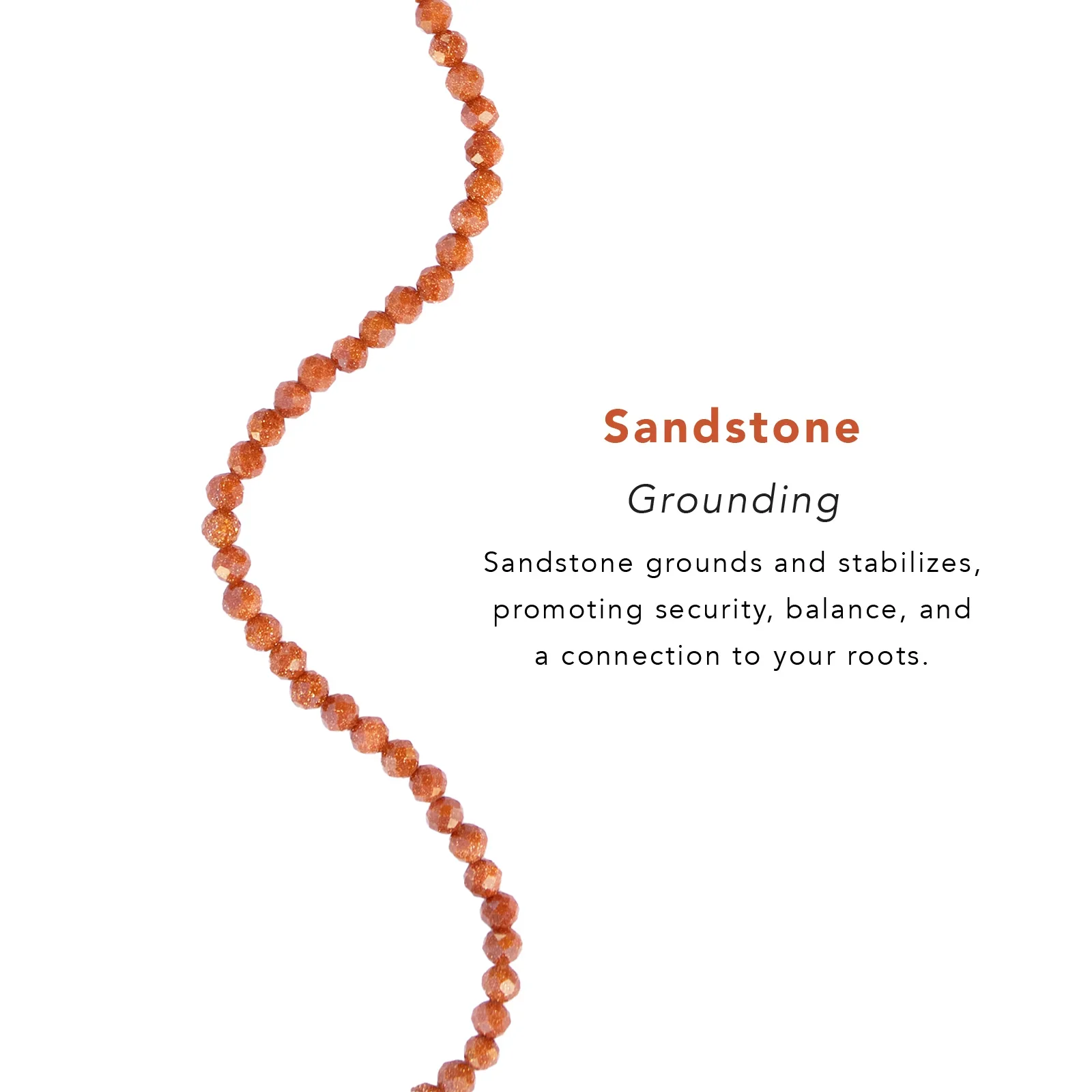 CCGOOD شفاء حجر سوار للنساء قابل للتعديل الحجر الرملي الطبيعي اليوغا مجوهرات شقرا موازنة بوهو هدية الطاقة الروحية #4