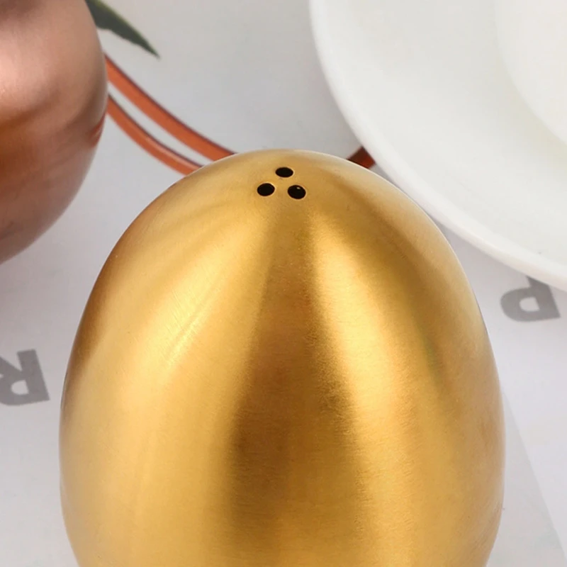 Bonito forma sal pimenta shaker aço inoxidável condimento jar tempero recipiente tempero pode palito titular para nova