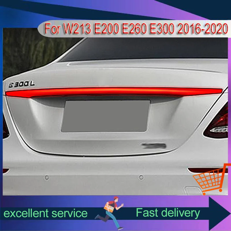 Car Through Taillights Suitable For Mercedes Benz W213 E200 E260 E300 2016-2020 Modified Dynamic Rear Lamp Auto Accessories