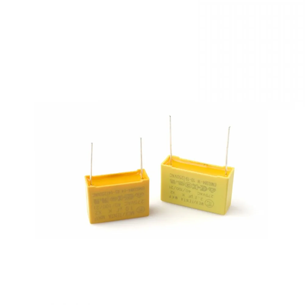 100 Stück 275VAC X2 Sicherheitskondensator 275V 10mm 15mm 22,5mm 27,5mm 0,022UF 0,047UF 0,1UF 0,22UF 0,47UF 0,68UF 1UF Polypropylen-Film – Detail 4
