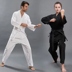 Uniforme da Karate per bambini e adulti studente di peso medio Karate Gi cintura libera uniforme per arti marziali