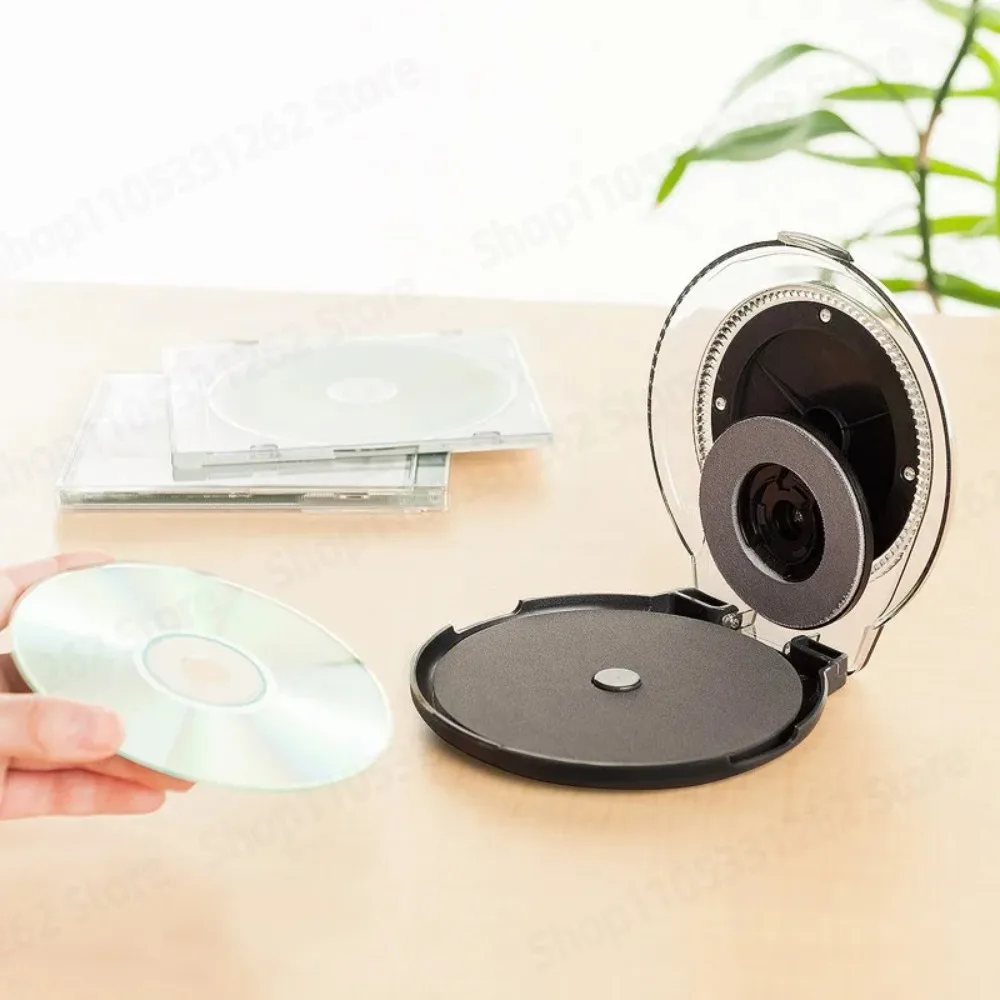 CD DVD Disc Repair Machine, Scratch Removal Polisher for Scratched Discs, Optical Disc Data Recovery Tool for CD DVD