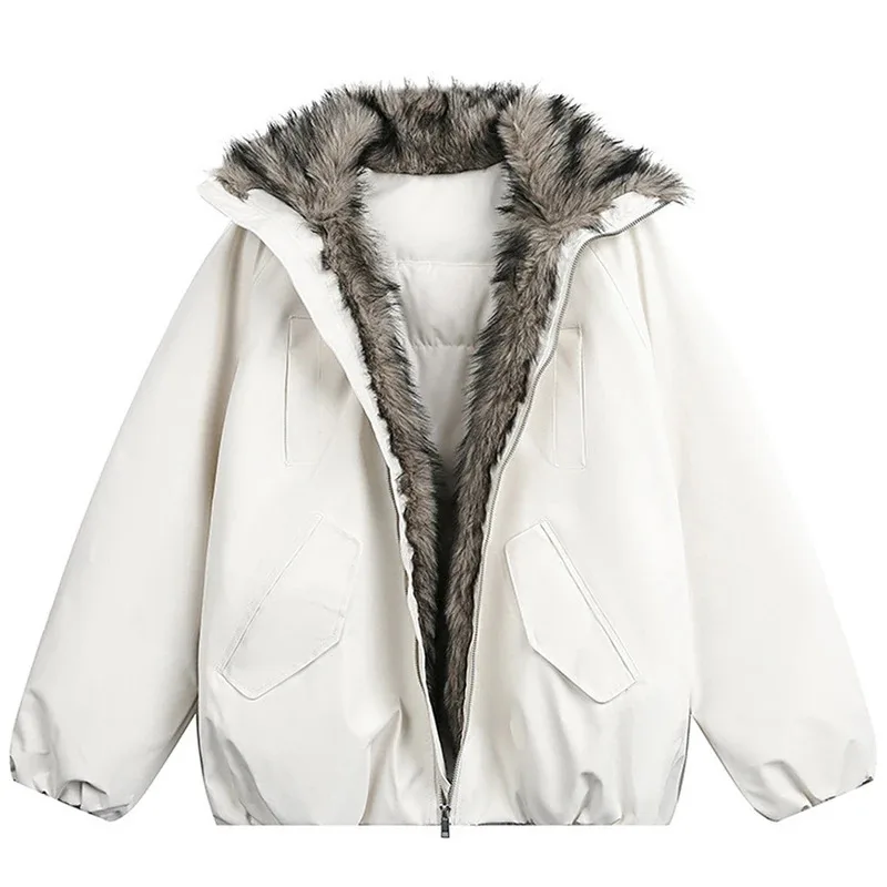 Мужские зимние куртки с меховым воротником, утепленные парки, пальто, винтажные стеганые куртки большого размера, уличная куртка и пальто в стиле Харадзюку