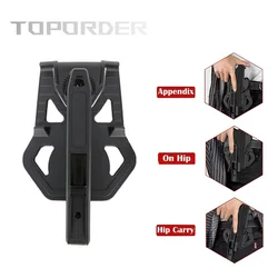 Funda de pistola táctica oculta la funda de la pistola izquierda Airsoft, funda de caza, cinturón para Glock 9mm /SW40/357, accesorios de Airsoft