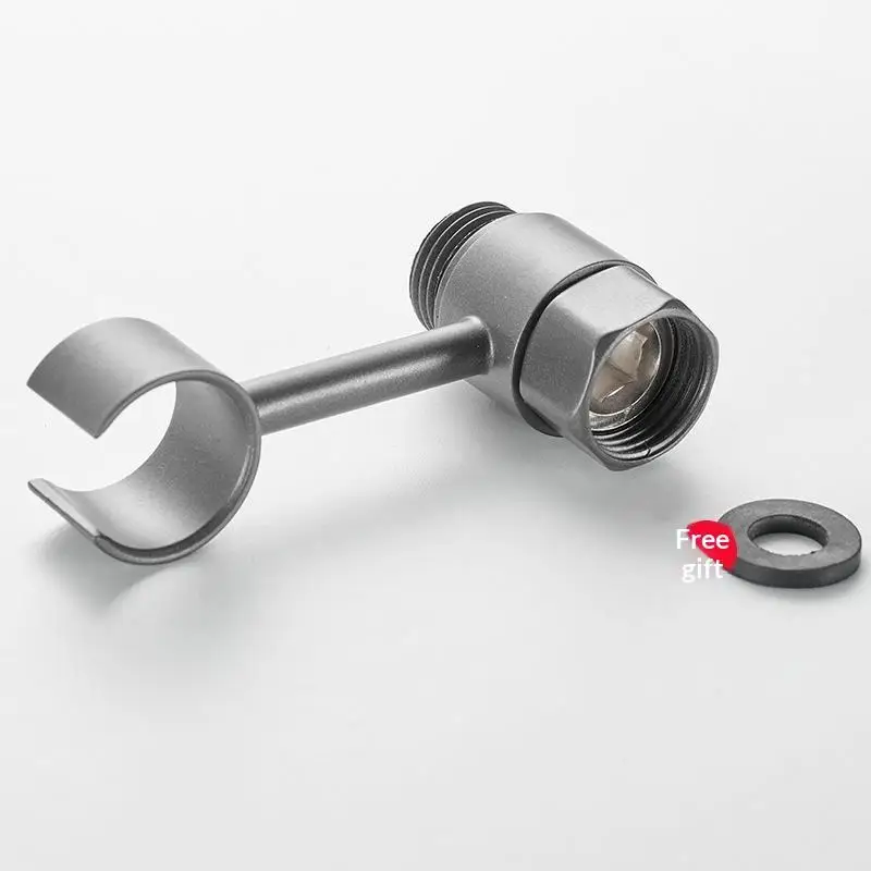 Handheld Shower Head Holder 360 Degrees Rotatable Spray Bracket Toilet Sprayer Base Support Bathroom Accessories