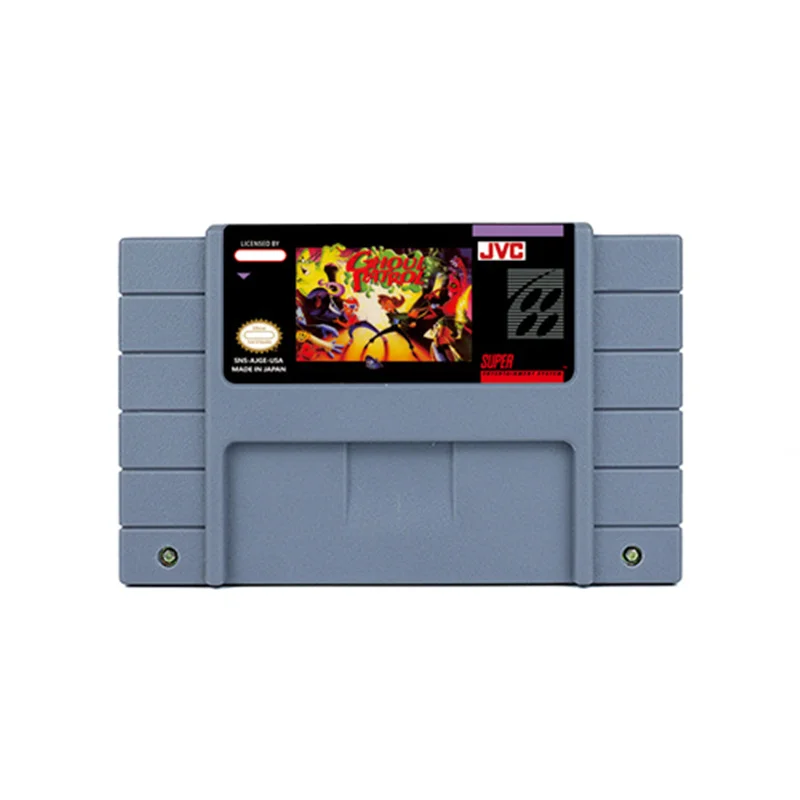 Ghoul Patrol Action Game for SNES 16 Bit Retro Cart Children Gift