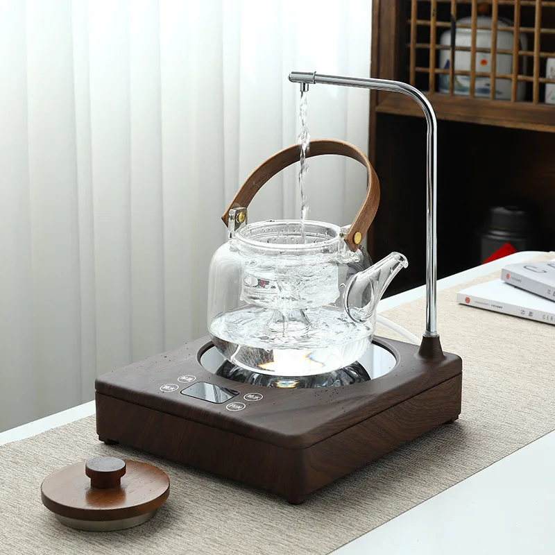 Estufa eléctrica de 1000W, calentador de agua con placa caliente, fabricante de té, tetera, dispensador automático de agua, 220V