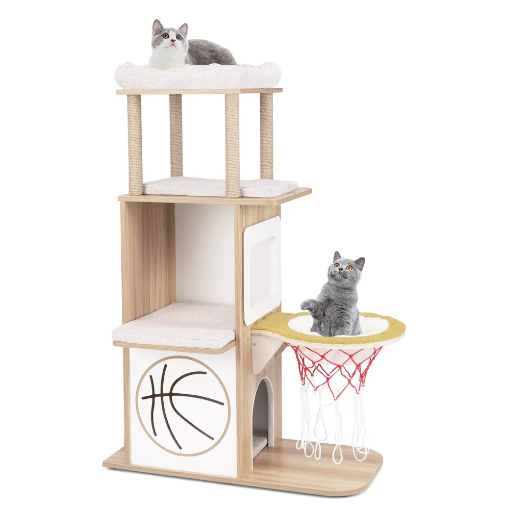47" Wooden Cat Tree…