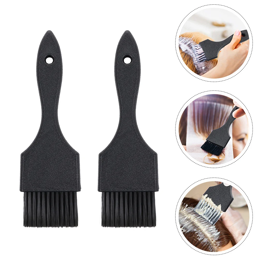 Brosses de teinture pour cheveux, 2 pièces, matériau Premium, facile à nettoyer, longue durée, Salon professionnel, bricolage à domicile, outils de coiffure, couleur vive