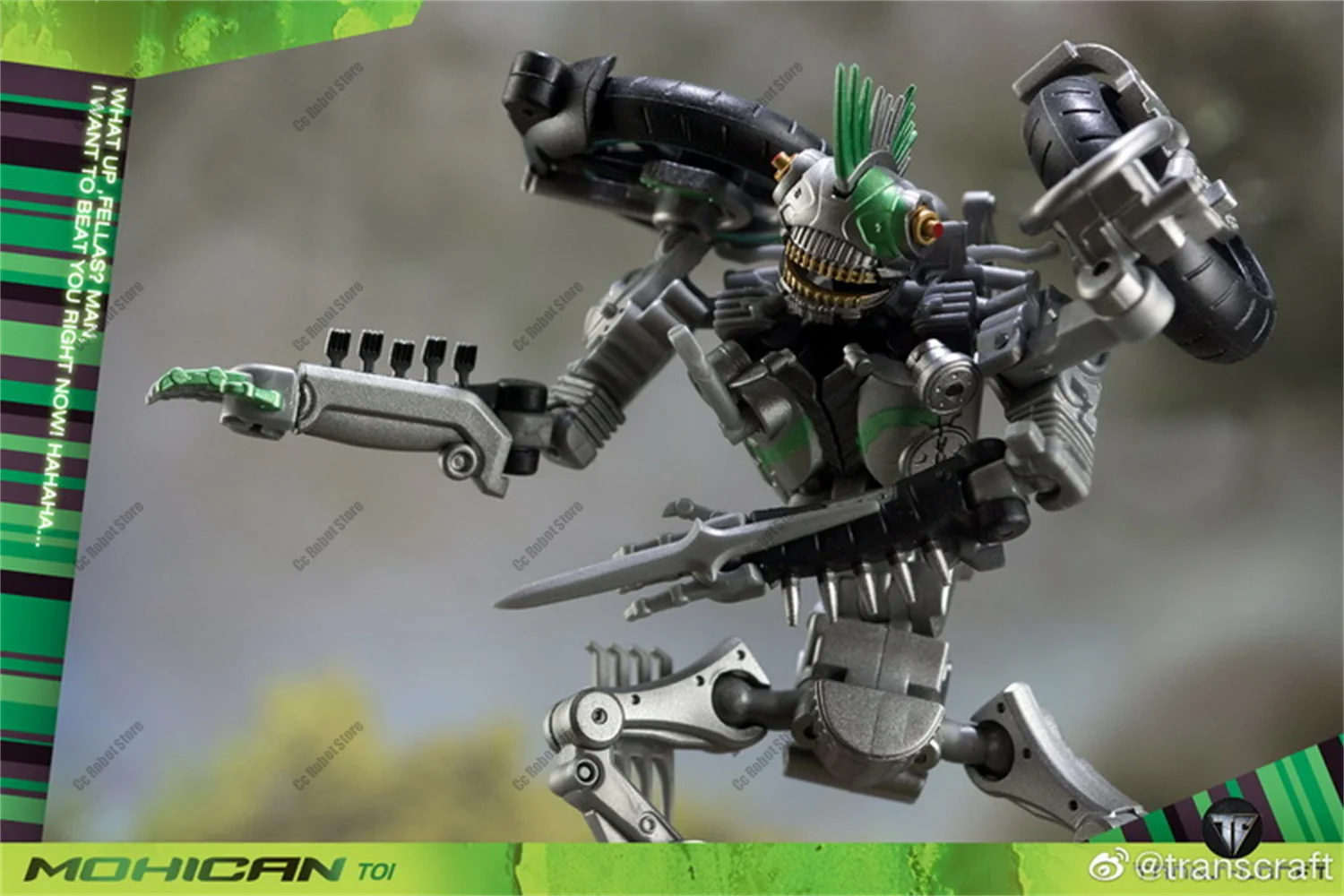 [ในสต็อก] ของเล่นขายดี TRANSCRAFT Transform TC01 TC-01 Mohawk Mohican Junkion MPM หุ่นยนต์เด็กของขวัญวันเกิด