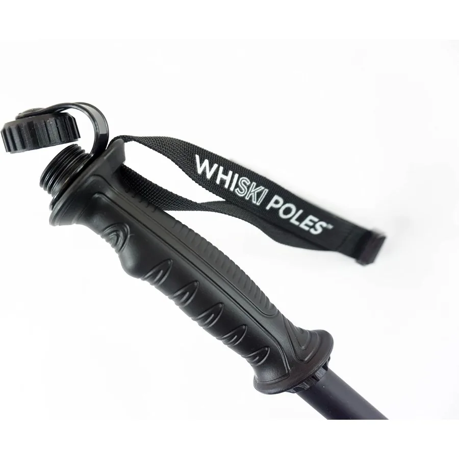 Best Gift for Skiers - SKI Pole FLASKS Holding 16 oz + Free Collapsible Funnel + Stickers