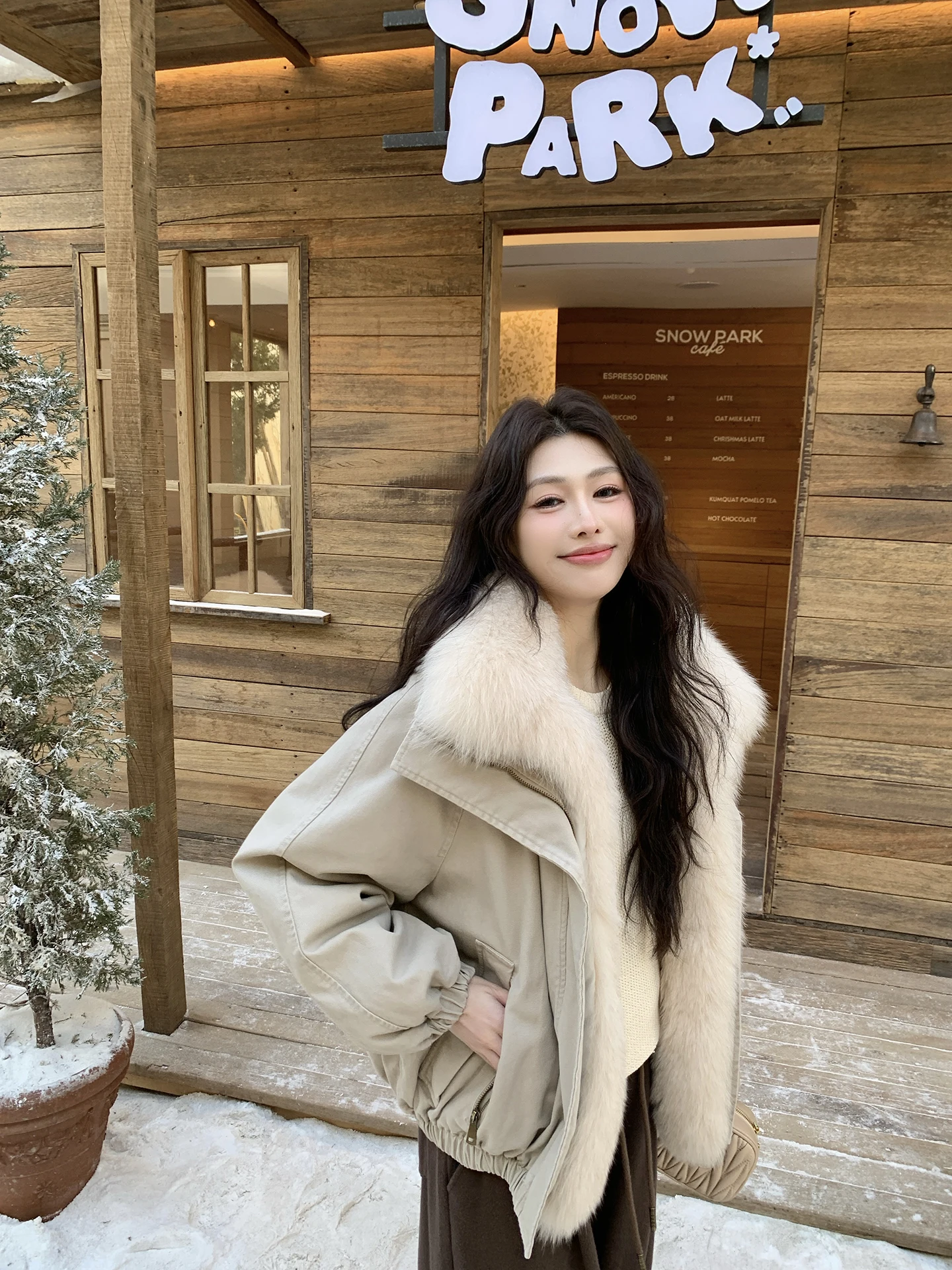 

Detachable Fur Collar down Jaet Women's ort Parka Sle Comfortable Warmth Pure Color Casual Youth Faion Coat