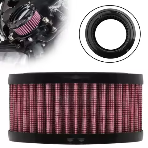 Motorcycle Accessories Air Filter Cleaner Red Replacement Intake Element Universal For Harley Sportster XL 883 1200 48 2004-up