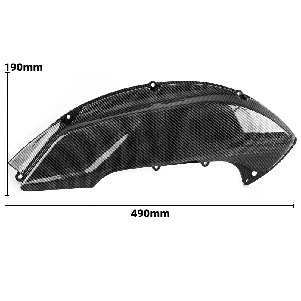 Capa de filtro de ar para motocicleta, para yamaha 2025 nmax155 nmax v3, acessórios, capa de motor, padrão de fibra de carbono