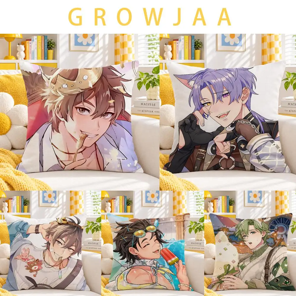 game Nu Carnival Cushion Cover Throw Pillow Short Plush Fresh Bright Cushion for Bedroom Sofa Ornament Present Gift