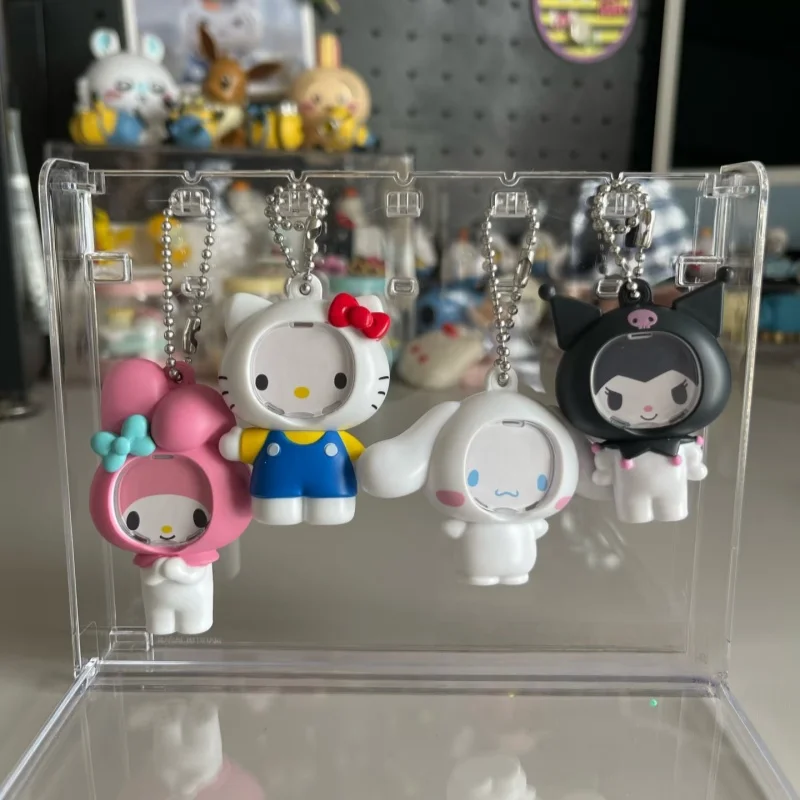 

Подлинная фоторамка Sanrio Hello Kitty Kuromi, кулон, гашапон, аниме, мультяшная коллекционная игрушка, подарки на день рождения для детей