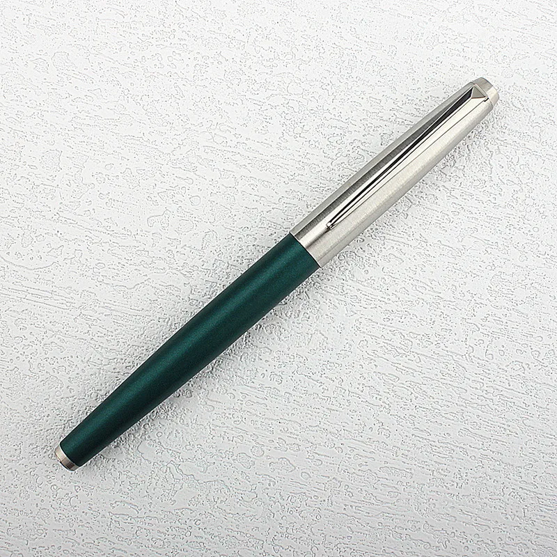 Imagem -06 - Matte Metal Fountain Pen Ink Pen para Escrever Escola Material de Escritório Papelão Alta Qualidade Ef0.38 mm 5092