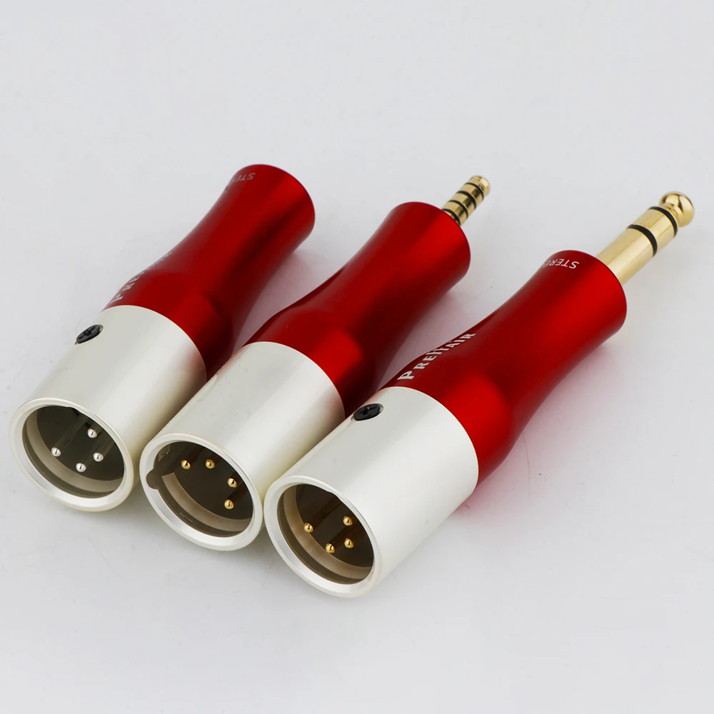 1 قطعة Preffair 4 دبوس XLR متوازنة ذكر أنثى إلى RCA 4.4 مللي متر 3.5 مللي متر 2.5 مللي متر Pentaconn محول ذكر إلى أنثى للاعبين الصوت