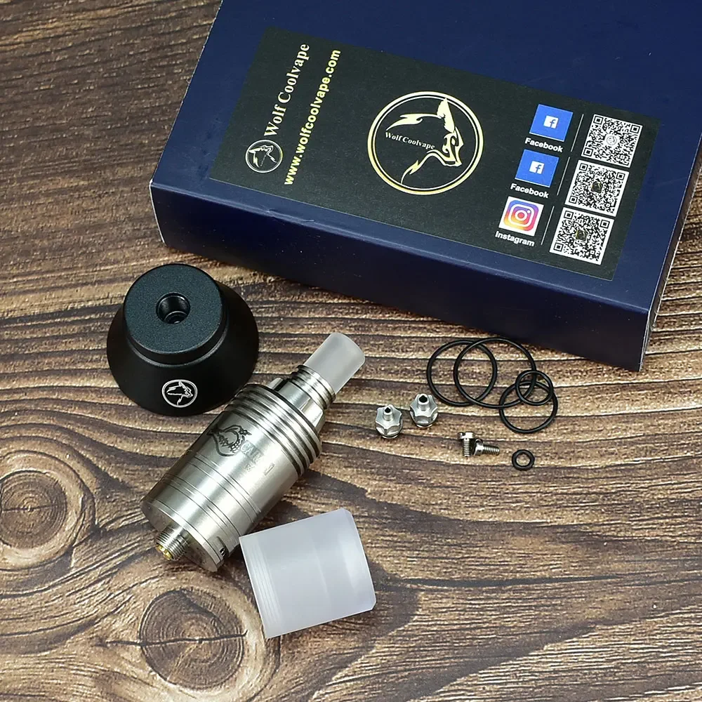Wolfcoolvape Caiman v.4 MTL RDA Rebuildable Dripping Atomizer rda tank vape Atomizer 22mm rda