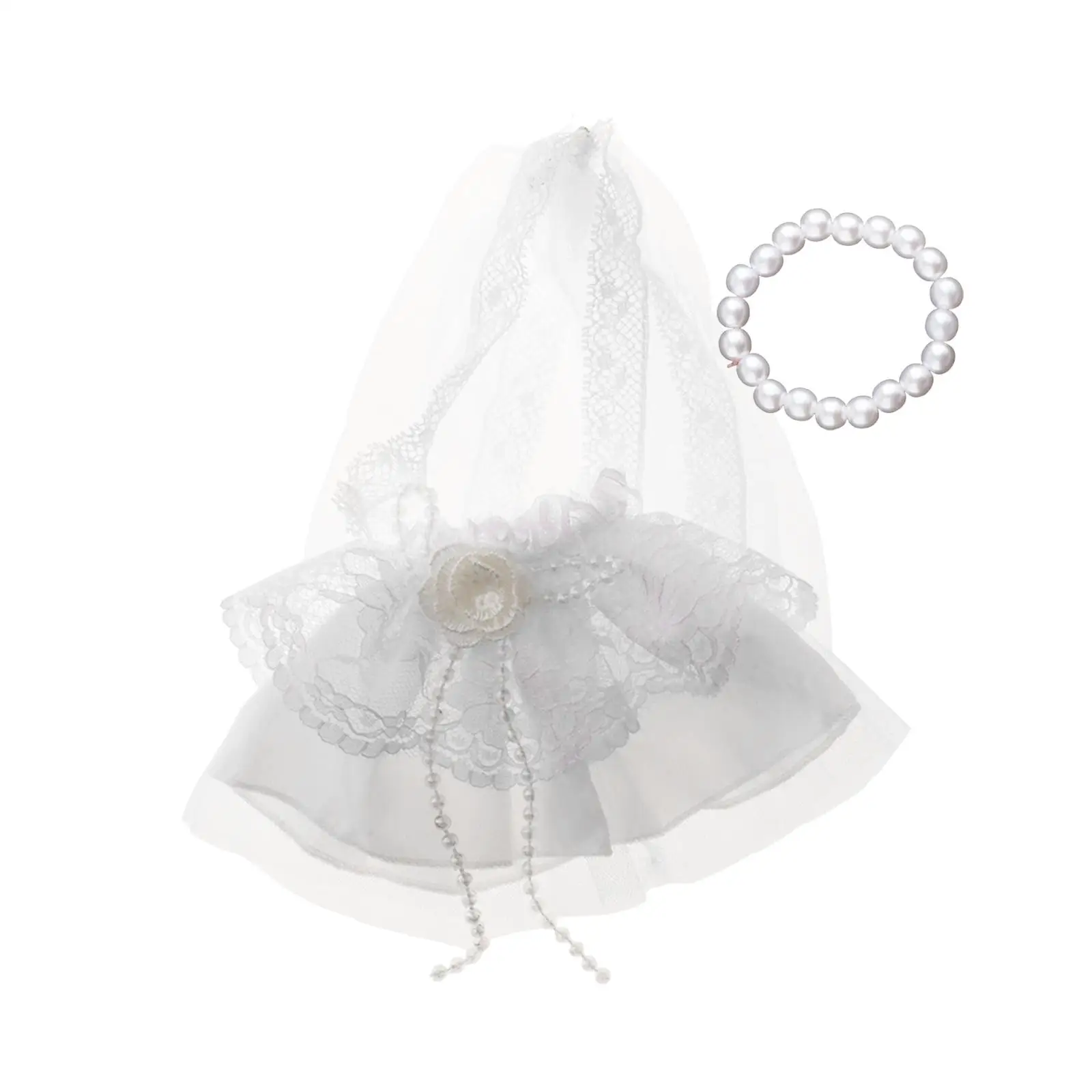 Robe de mariée mignonne pour petites filles, accessoires en peluche confortables, tenues au beurre, vêtements au beurre, 15cm