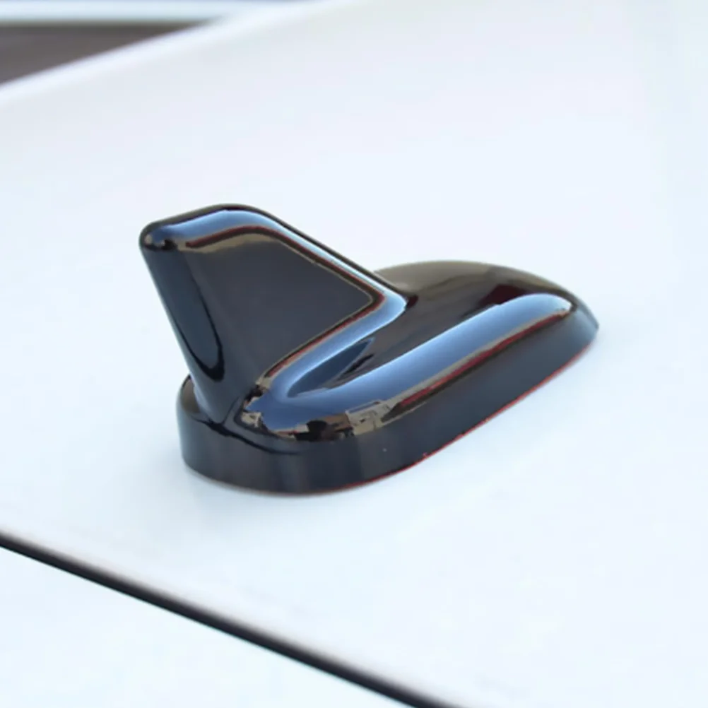 

Universal Car Shark Antenna Fin Short Radio Signal Antenna Replacement Metal Amplifier Car Styling Accessory for Curved Flat