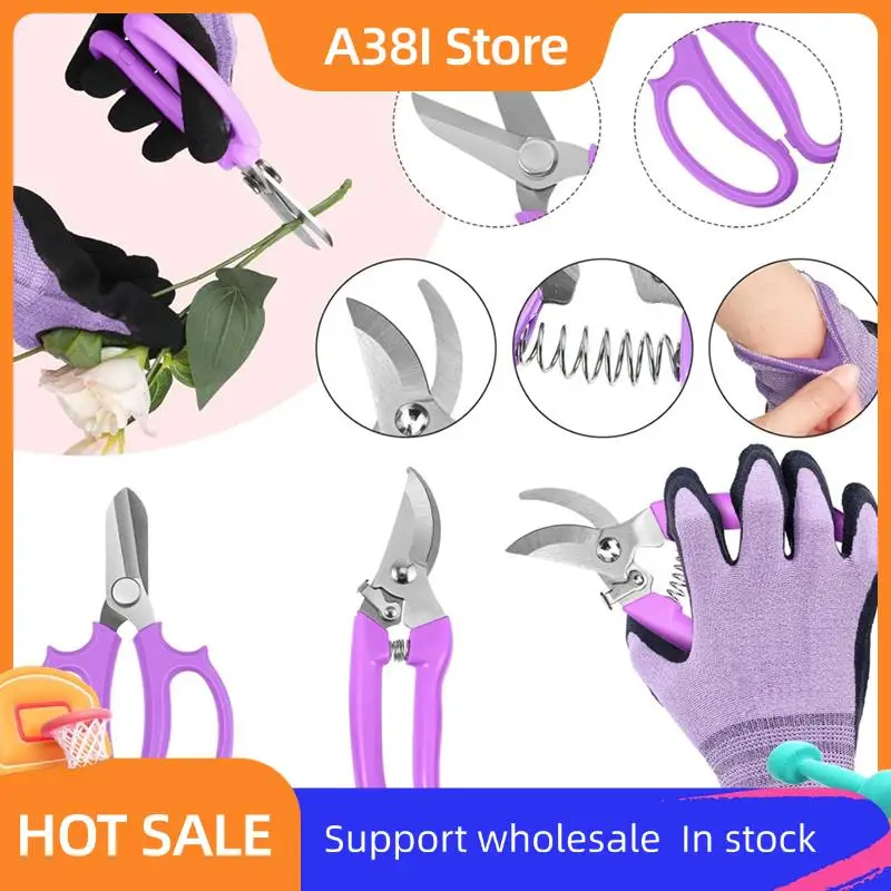 

A38I Floral Arrangement Tool Kit Rose Thorn Remover Tree Pruner Pruning Gloves 22/26 Gauge Paddle Wire Pole Corsage Pin