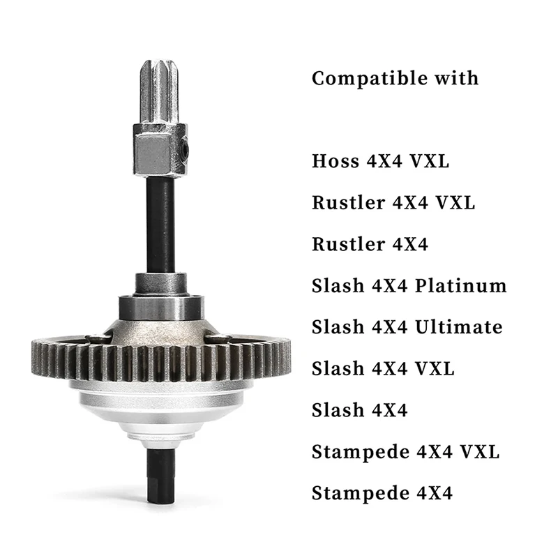 

RC Car Metal 6780 Complete Center Differential Kit for TRX Slash 4x4 VXL Stampede Rustler Hoss 4x4 RC Upgrade Parts Accessories