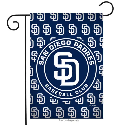 San Diego Padres Greeting Card Garden Flag Baseball Sports