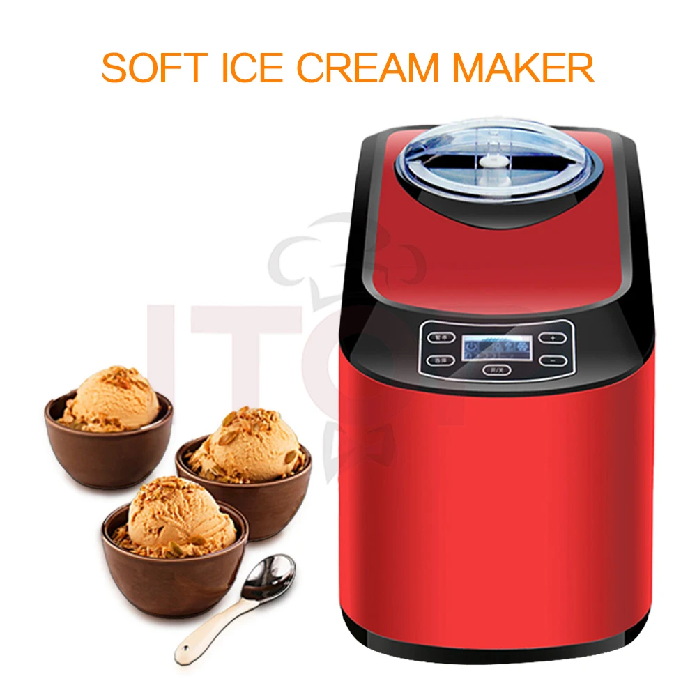 Macchina per fare il gelato morbido Macchina per yogurt gelato con raffreddamento ad aria dura/morbida Macchina per gelato di alta qualità