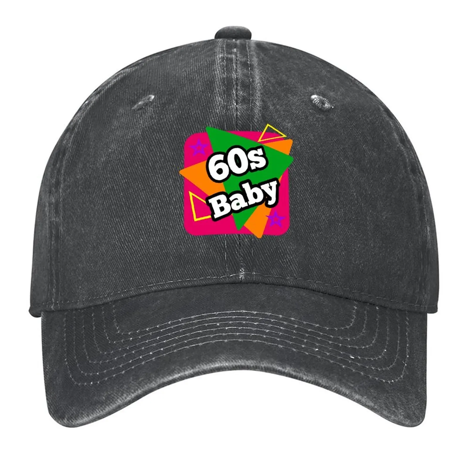 

60s Baby - Sixties Baby - 1960s Retro Baseball Cap sun hat Rave Winter hat Anime Hat Women's Hats Men's