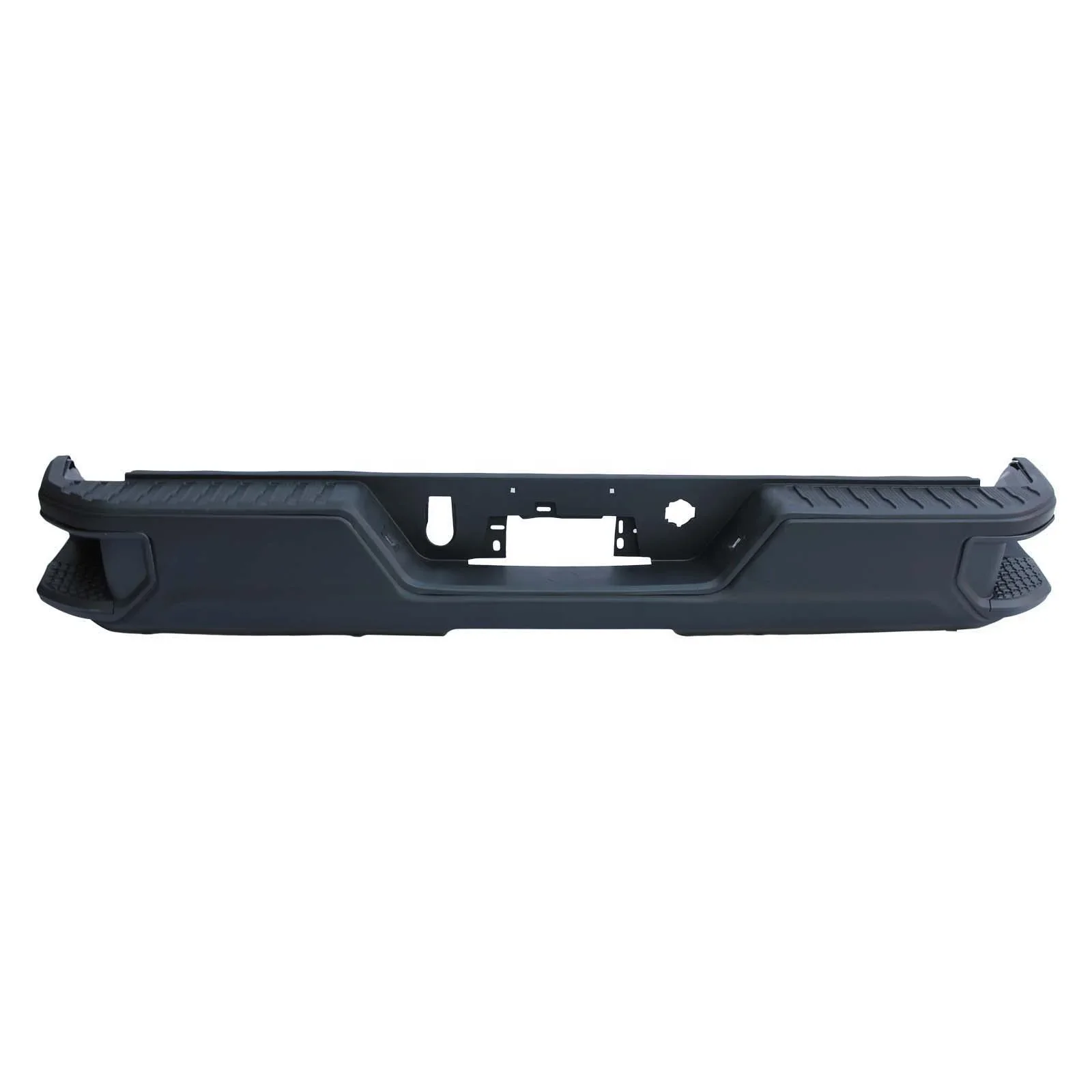 

Factory Hot Selling Auto Part Black W/o Dual Exhaust Hole W/O Sensor Hole Style Rear Bumper For Silverado 2019-2022 GM