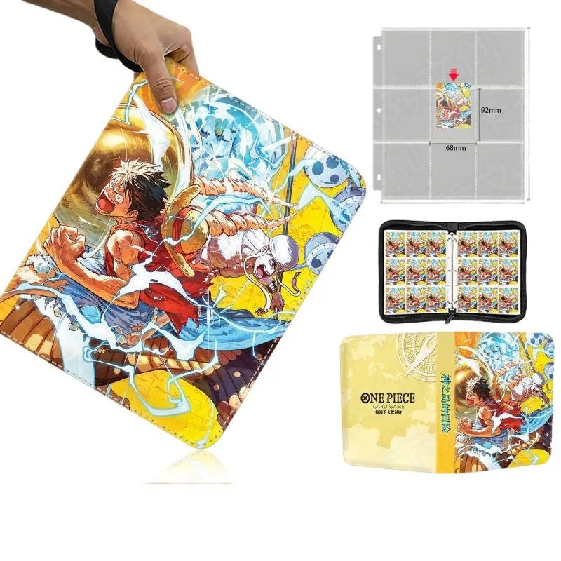 

New OPCG ONE PIECE Card Game Card Book Photo Album Zipper Binder Business Card Holder Badge Collection Anime Cartoon Trendy Gift