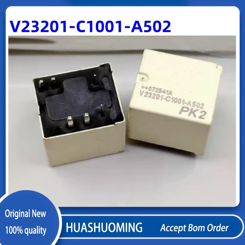 

NEW 5Pcs/LoT V23201-C1001-A502 V23201 C1001 A502 6PIN 12VDC