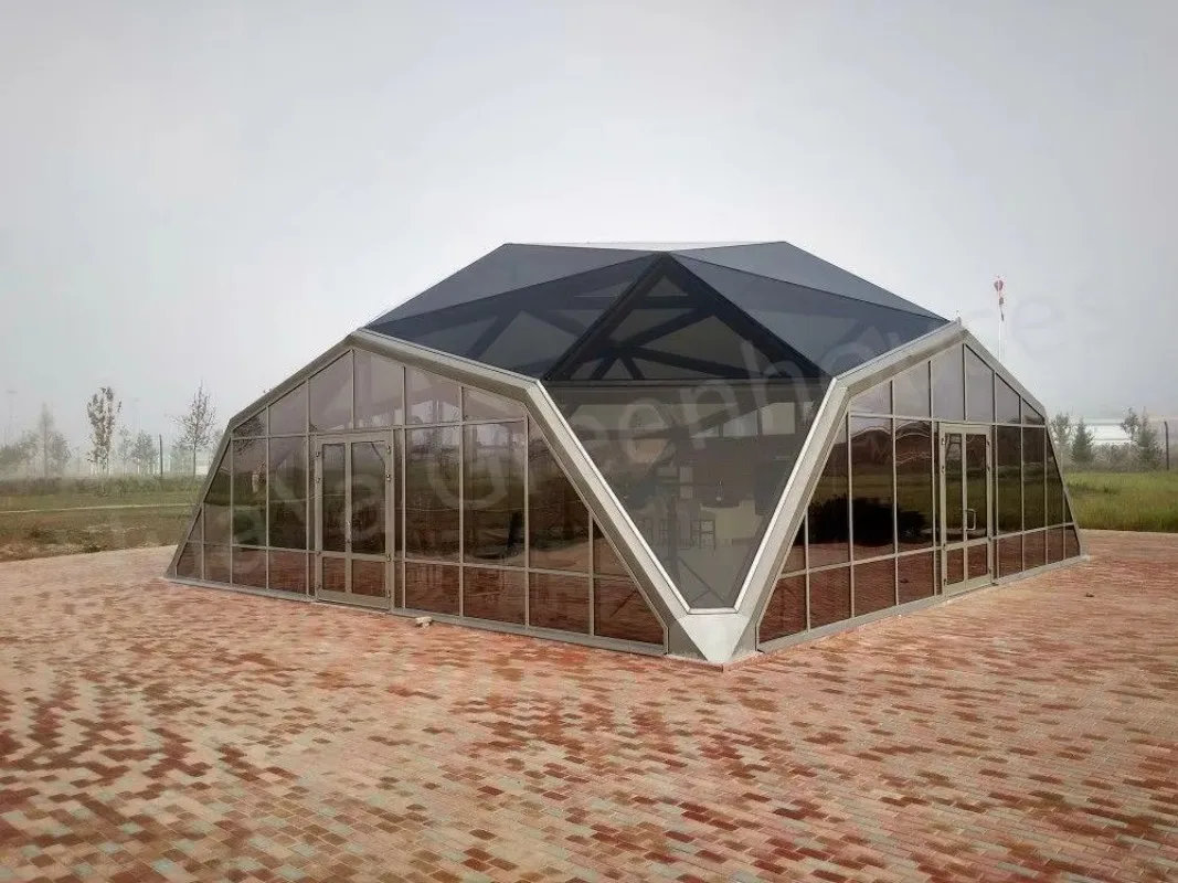 الدفيئة الزجاجية على شكل خاص للإنتاج الزراعي، الهندسة المعمارية القابلة للتخصيص لزراعة الخضروات والفواكه #1